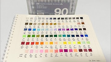 ASMR 90 Zig Clean Color Real Brush Swatches