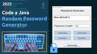 ASMR Programming - Random Password Generator - Java Swing Tutorial screenshot 4
