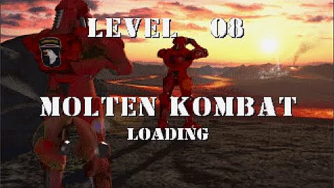 The Bitmap Brothers - Z (1996) Walkthrough (Warlord) LEVEL 08 Molten Kombat