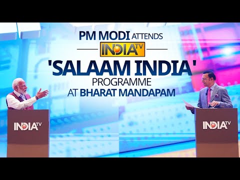 PM Modi Interview with Rajat Sharma | Salaam India | India TV Aap Ki Adalat | PM Modi Live