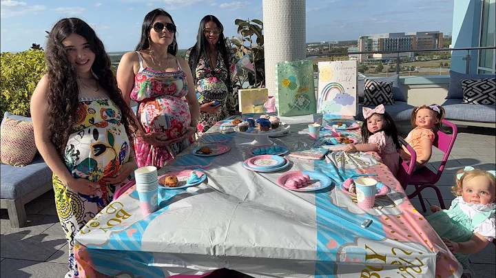 CELEBRATING THE ARRIVAL OF 3 REBORN BABIES (BABY SHOWER WITH 3 PREGNANT FRIENDS🤰)