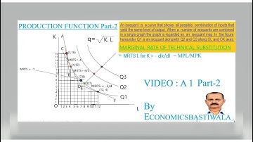 PRODUCTION FUNCTION PART 2