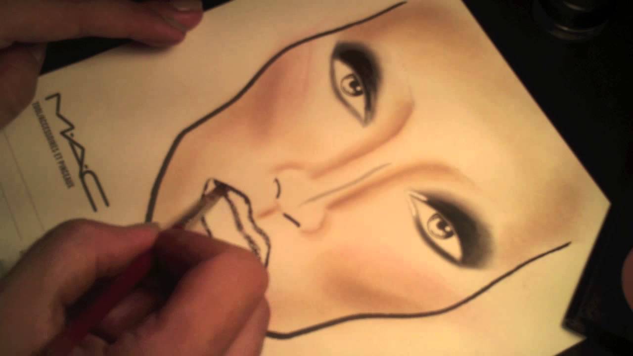 Face Chart Book Pad For Makeup Artists