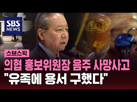 의협 홍보위원장 음주 사망 사고 논란…&quot;유족에 용서 구했다&quot; / SBS / 스브스픽