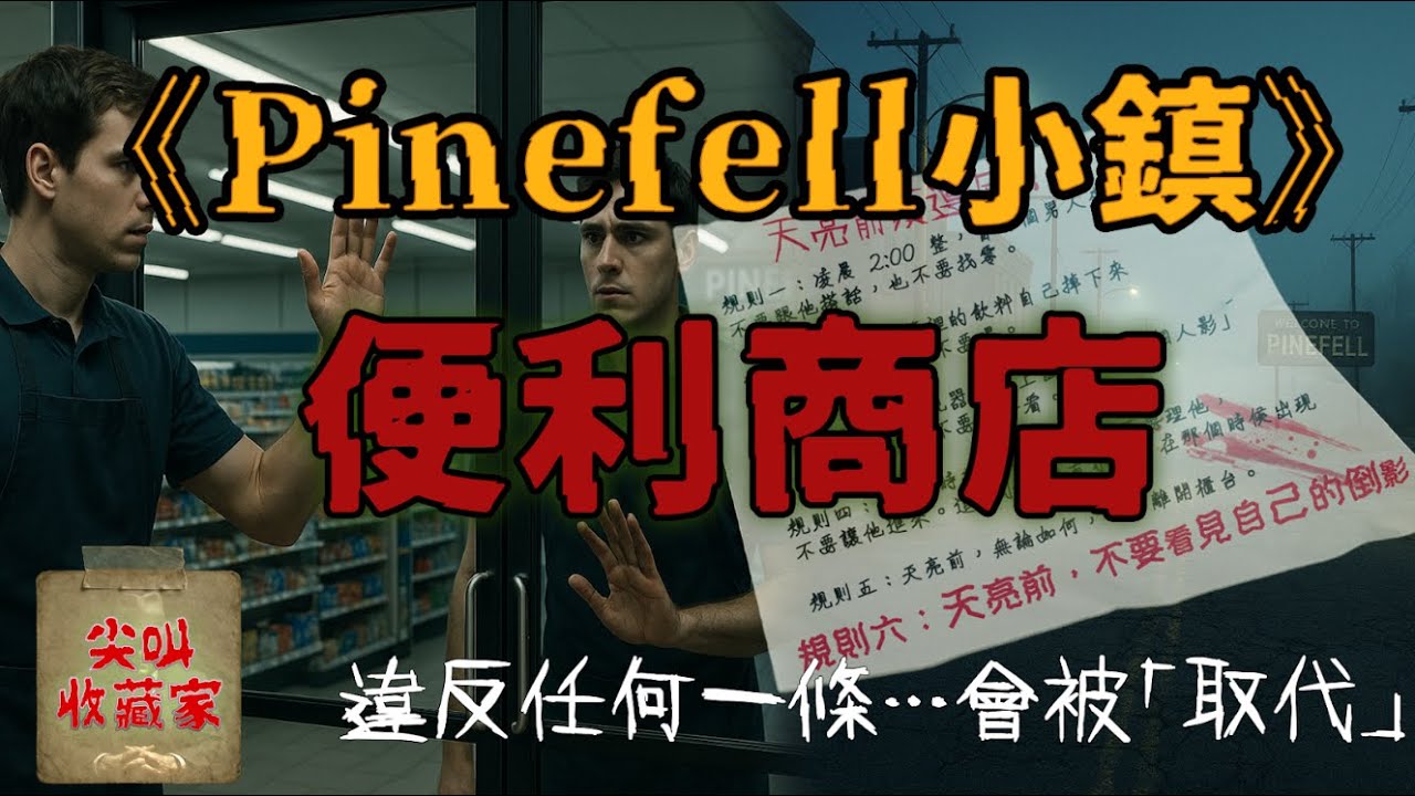 【規則怪談】Pinefell唯一的便利商店，只要「照著做」就能活到天亮…｜尖叫收藏家