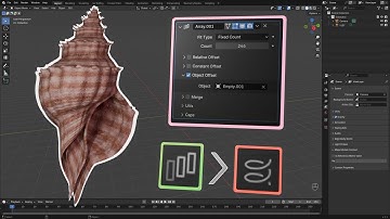 How to Make a Seashell in Blender with 1 Modifier!