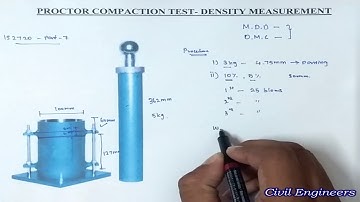how to find out optimum moisture content (OMC) & maximum dry density (MDD) | proctor compaction test