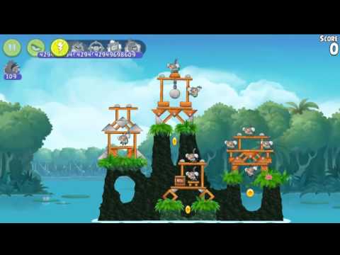 Angry Birds Rio Treasure hunt All levels