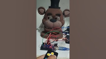 Ir controll in animatronic #fnaf #animatronics #arduino #3dprint #fnaf2movie #eletronic #robots