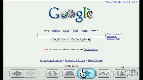 Wii Browser Nintendo Wii Video - General Browsing