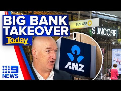ANZ announces $5 billion takeover bid for Suncorp Bank | 9 News Australia
