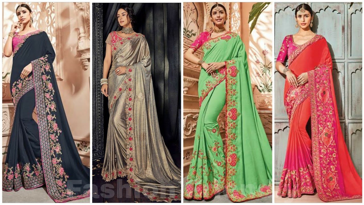 latest saree party wear 2019