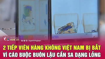 Cực nóng: 2 tiếp viên hàng không Việt Nam bị bắt vì cáo buộc buôn lậu cần sa dạng lỏng | Nghệ An TV