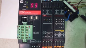 OMRON NE1A-SCPU01 Safety network controller　動作確認