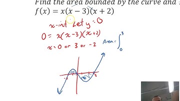 Area bounded by a curve