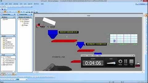 HMI/SCADA Project Learning - Coal Distribution Control