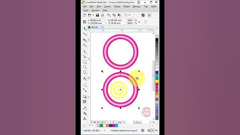 How to make 3D pipe effects CorelDraw #shorts