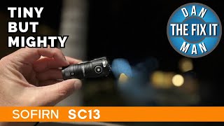 TINY BUT MIGHTY! NEW SOFIRN SC13  Powerful Mini EDC Flashlight, 1300 Lumens, 217 Meters SC 13 SC13