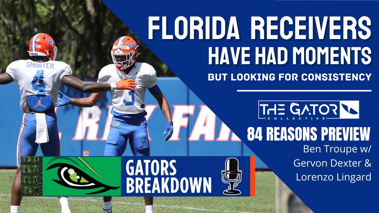 Florida receivers have had moments, but looking for consistency