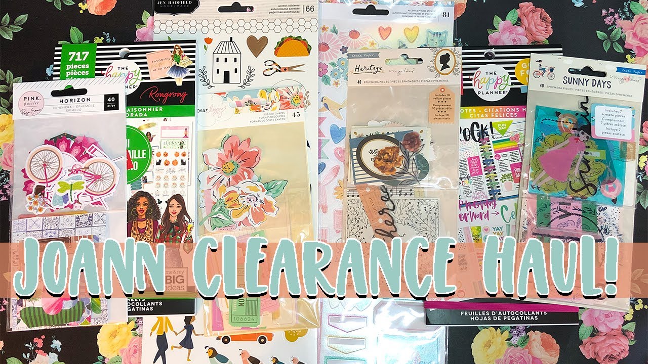 New Year Joann Clearance Haul! Come see! YouTube