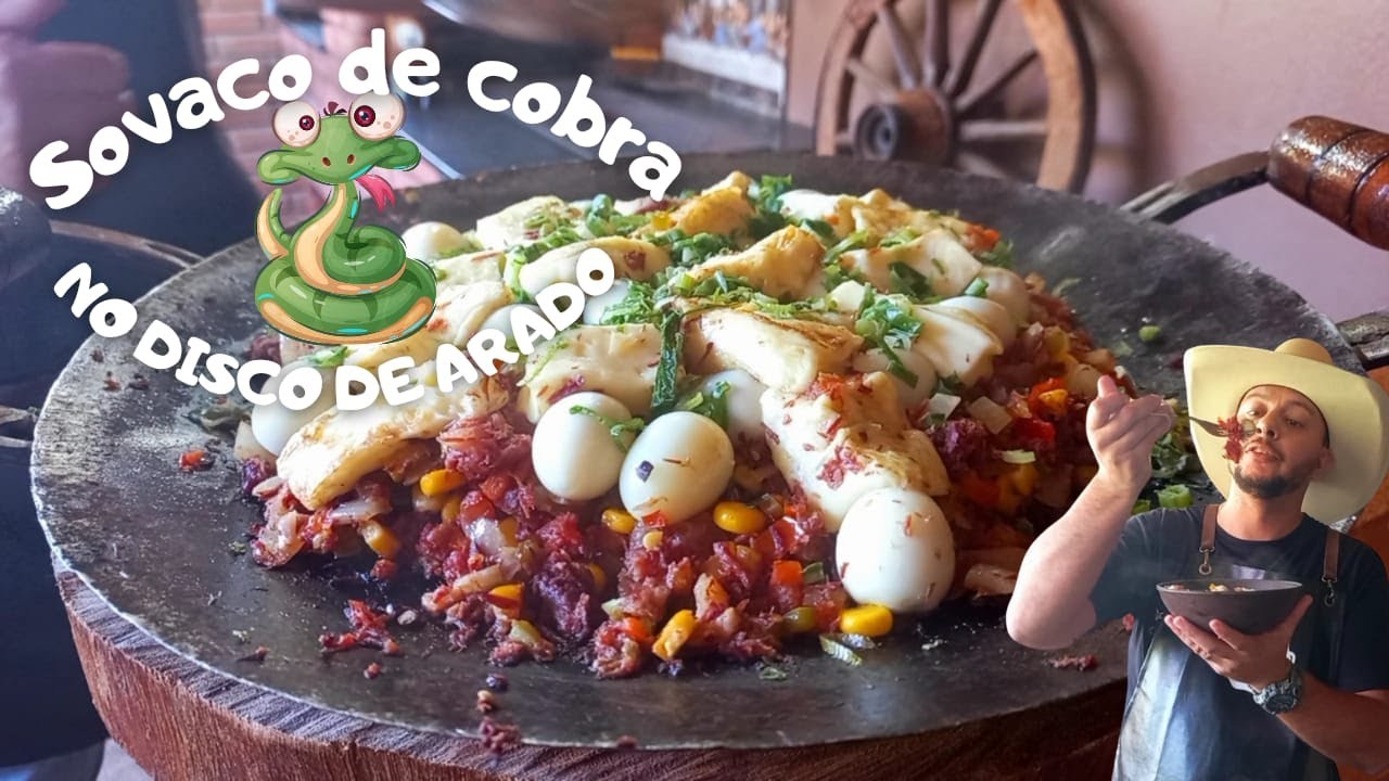 SOVACO DE COBRA I NO DISCO DE ARADO, SIMPLES E FÁCIL.