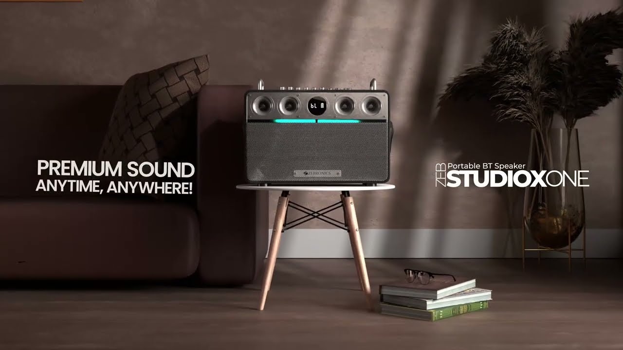 Zebronics StudioX One Portable Wireless Speaker with Radio