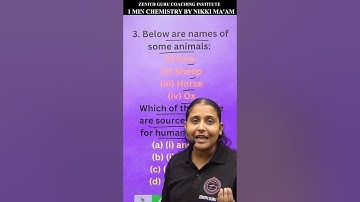 1 Min  Science 024 | Class 6 | NCRT Exemplar  food where does it come from | BY Nikki Ma