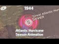 1944 Atlantic Hurricane Season Animation