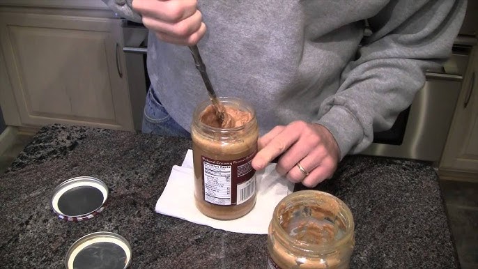 Natural Peanut Butter Stirrer