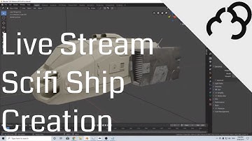 LIVE - Blender 2.8 - Create a Scifi Ship