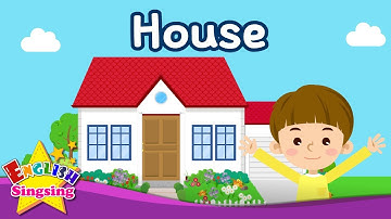House (place) (v1) - Parts of the House -  Kids vocabulary - English educational video