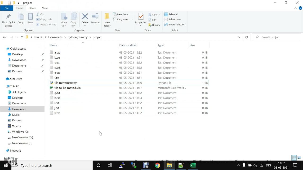 Moving Files From One Folder to Another Using Python Python Tips