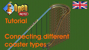 Connecting different coaster types ➰ OpenRCT2-Tutorial [EN]