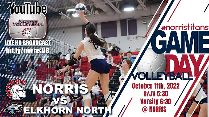 Norris HS Volleyball  vs Elkhorn North, 10-11-22