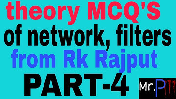network, filters and transmission theory MCQ