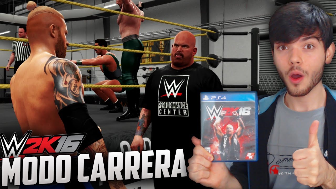 ASÍ ERA el MODO CARRERA de WWE 2K16 - YouTube