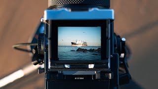 Bronica Etrsthe Scenery In The Viewfinderstrolling Along The Winter Coastline
