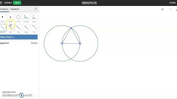 Equilateral Triangle with Desmos Geometry