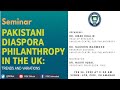 Dr umer khalid pcp on pakistani diaspora philanthropy in uk