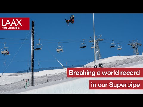 World record halfpipe air | Valentino Guseli