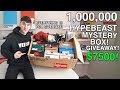 Unboxing A 1,000,000 Sub Mystery Box and Giving It Away...