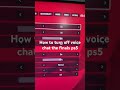 How to turn off voice chat the finals ps5