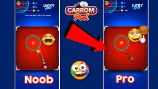 Carrom Pool Lucky Shot Trick 🔥 || Noob To Pro Lucky Shot 💯 || Gaming Kanha