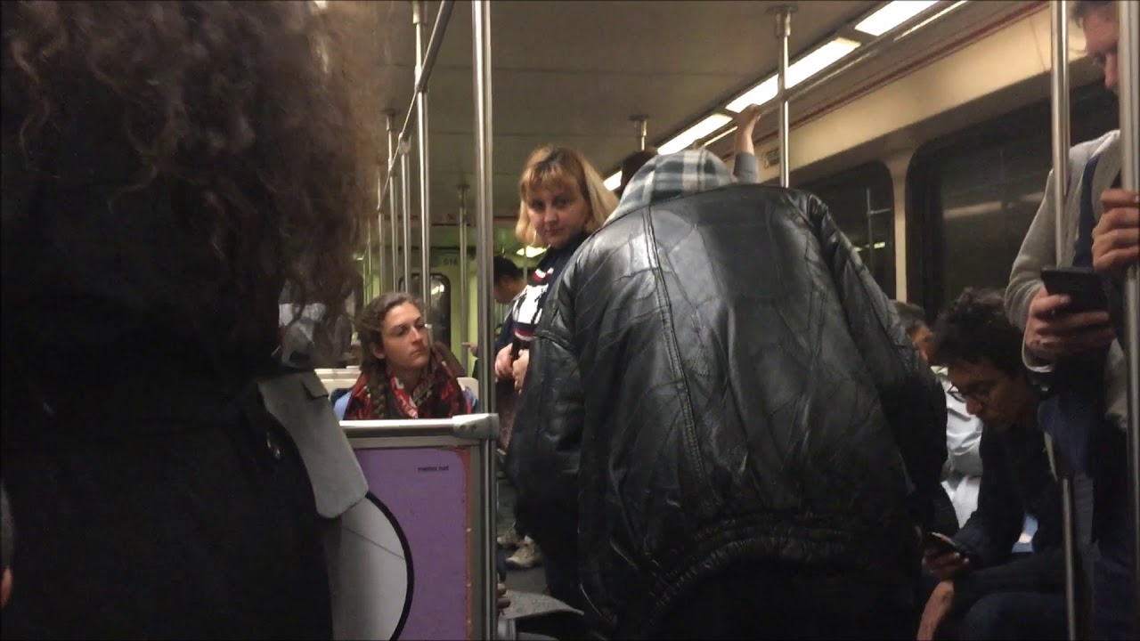 Riding Metro Red Line From Perishing Sq to Universal City STATION