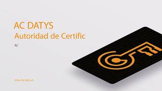 ✔️ EMITE AC DATYS CERTIFICADOS DIGITALES