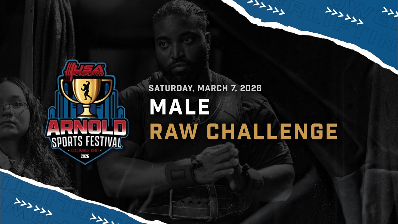 2026 USA Powerlifting Arnold Sports Festival | Raw Challenge (Male)