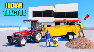 Franklin & Shinchan Buy Mahendra NovoTractor or Trolly in Indian Bike Driving 3D
