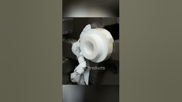 The process of manufacturing a bushing on a CNC LATHE #lathemachine #cnclathe #wood