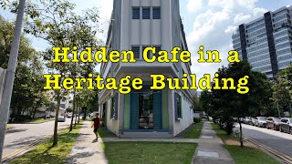 Cafe in a Heritage Building - Khong Guan Biscuits Factory #singapore #heritage #cafe #hiddengem