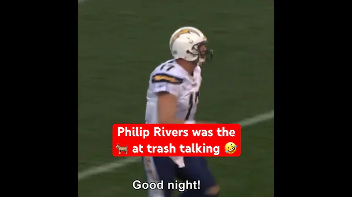 No player could trash talk better without cussing than Philip Rivers! 🤣